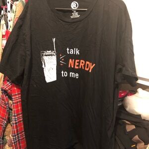 Radio Shack “Talk Nerdy to Me” Tee- 959 $15 or $12 w/offer *tee deal